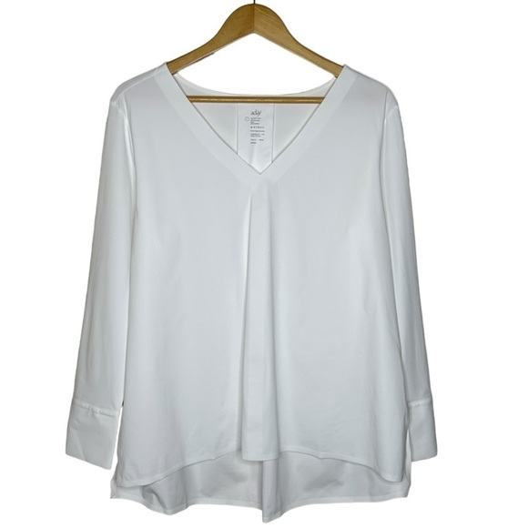 Aday Something Tailored Shirt Womens Size L Minimalist Capsule Travel Work Top - Picture 5 of 12